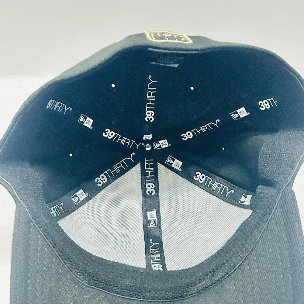 New Era New Orleans Saints Shattered 39THIRTY Stretch Flex Hat Cap‎ S/M Gold NFL